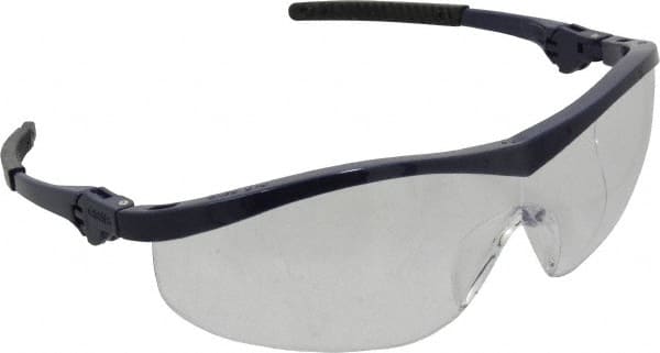 Safety Glasses: Scratch-Resistant, Polycarbonate, Clear Lenses, Half-Framed MPN:ST120