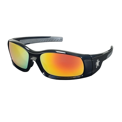 Swagger Polished Black Frame Fire Mirror MPN:SR11R