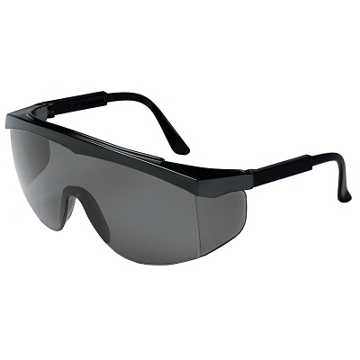 Stratos Black Frame Greylens Safety Glass MPN:SS112
