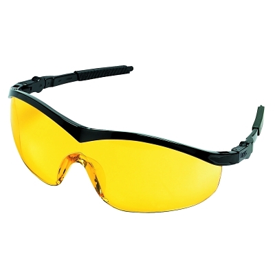 Storm- Black Frame Amberlens Safety Glasses MPN:ST114