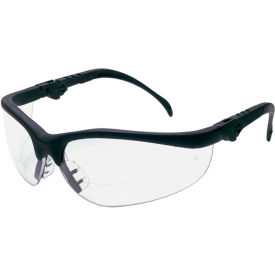 MCR Safety K3H20 Klondike® Plus Magnifier Safety Glasses 2.0 Magnifier Clear Lens K3H20