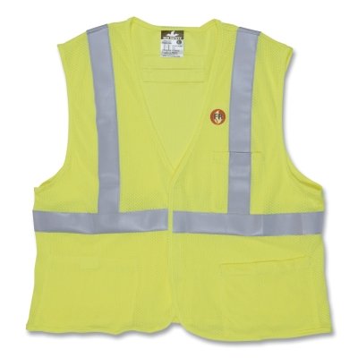 Fr Modacrylic Vest CL3 Mesh Lime M MPN:FRMCL3MLM
