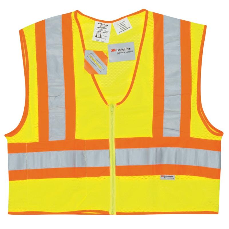 MCR Safety Luminator Class II Flame Resistant Vests, 3X Large, Fluorescent Lime MPN:WCCL2LFRX3