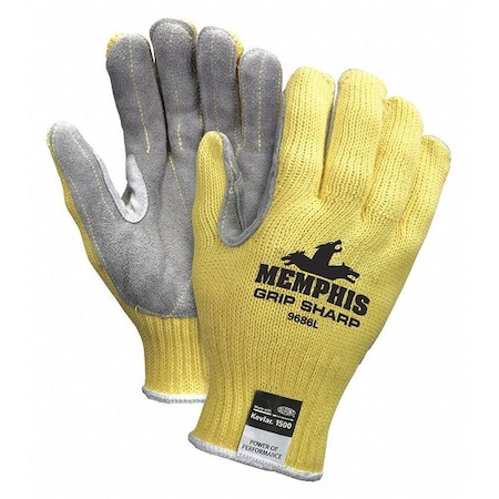 Grip Sharp 7 Ga Kevlar Shell w/Leather Palm MPN:9686M