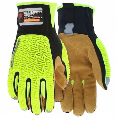 Fr Modacrylic Vest CL2 Mesh Lime L MPN:FRMCL2MLL