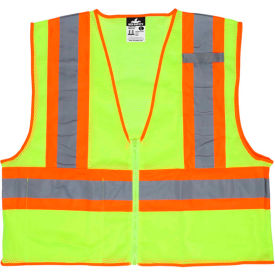 Luminator™ Class II Safety Vests RIVER CITY WCCL2LXL Size XL WCCL2LXL