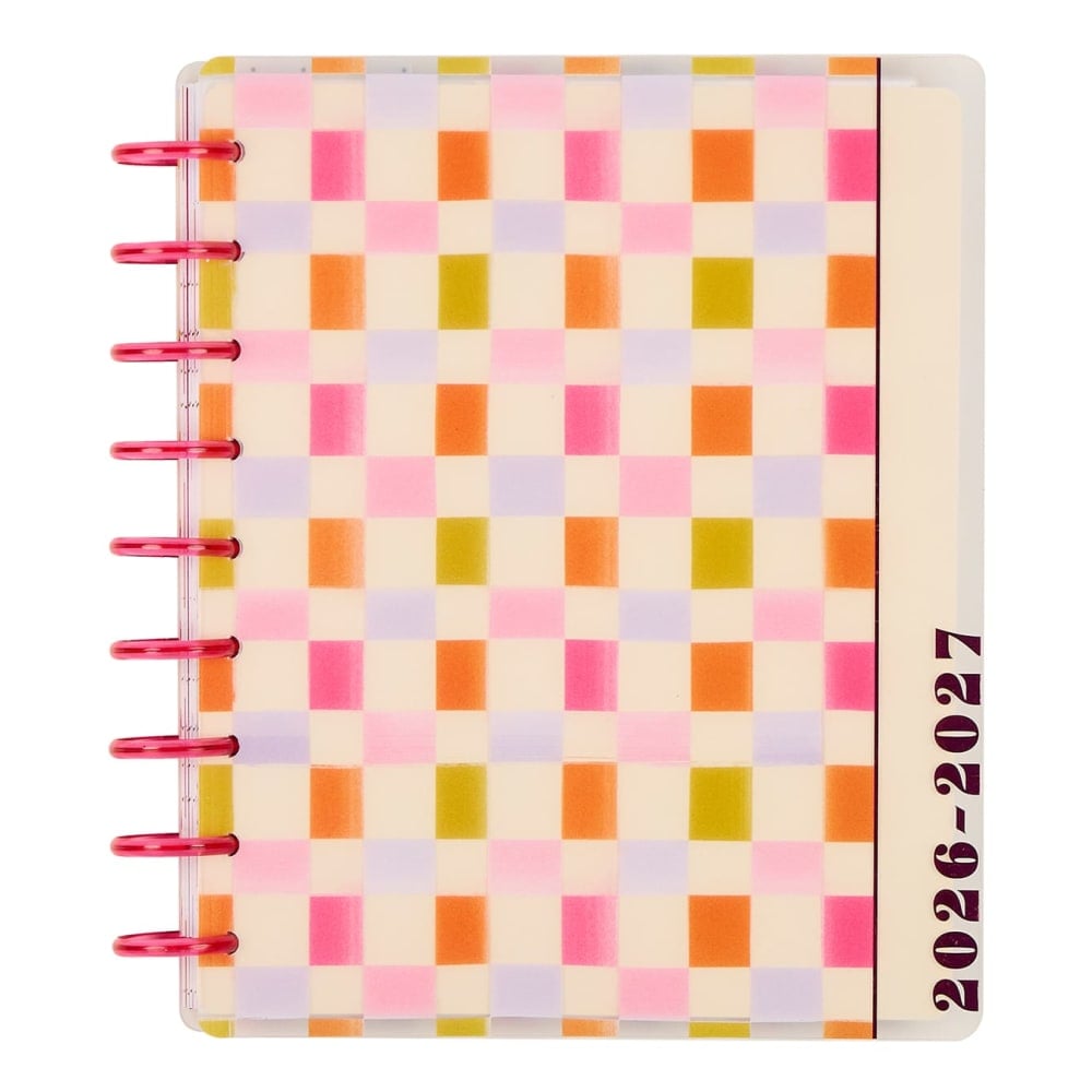 Happy Planner Monthly/Weekly Classic Disc-Bound Planner, 7in x 9-1/4in, Sunshine Blooms, July 2026 to June 2027, Total Quantity 1 MPN:PPCD12-623