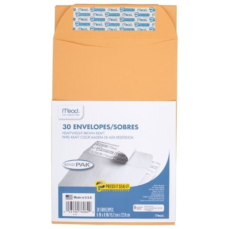 Press-It Seal-It Envelopes, Office, PK 30 MPN:76084