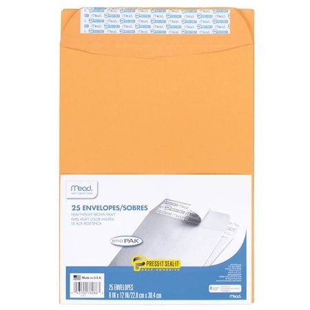 Press-It Seal-It Envelopes, Office, PK 25 MPN:76086
