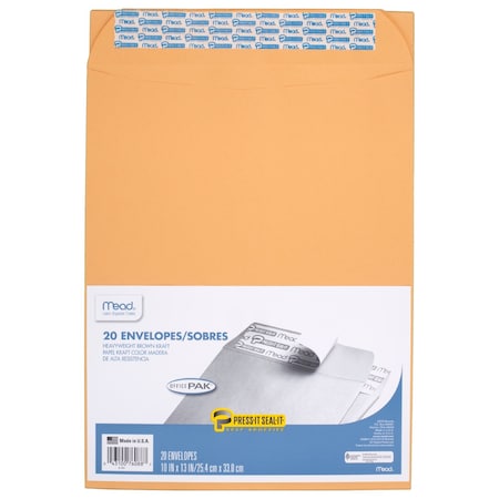 Press-It Seal-It Envelopes, Office, PK 20 MPN:76088