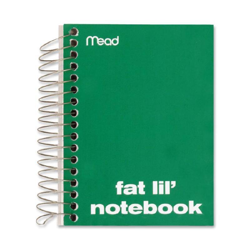 Mead Fat Lil Wirebound Notebook, 4in x 5 1/2in, 200 Sheets, Assorted Colors (Min Order Qty 20) MPN:45390