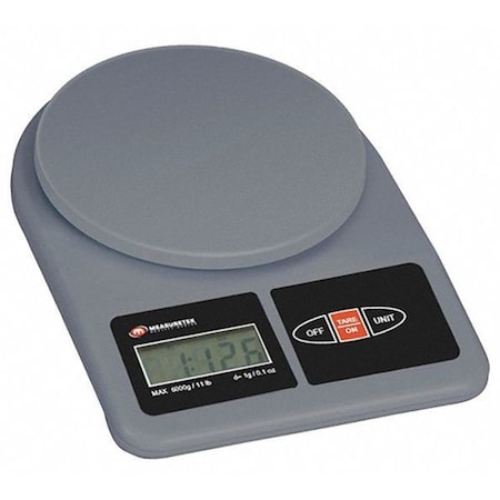 Digital Compact Bench Scale 5kg/11 lb. Capacity MPN:12R973