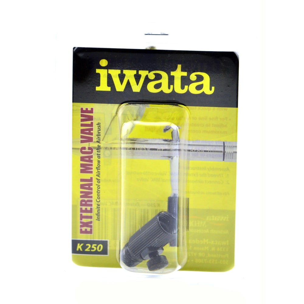 Iwata External Mac Valve, 1 1/8in, Black MPN:K 250