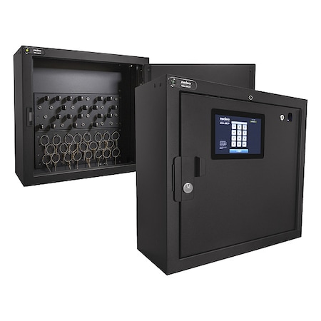 Key Cabinet, Digital, Steel, Painted, Black MPN:EA-100236-M01