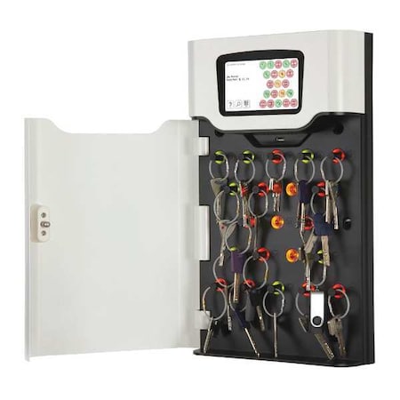 Key Cabinet, Steel, Brown, 21 Key Capacity MPN:T21