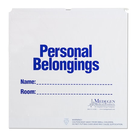 Patient Belonging Bag, 20x19x4
