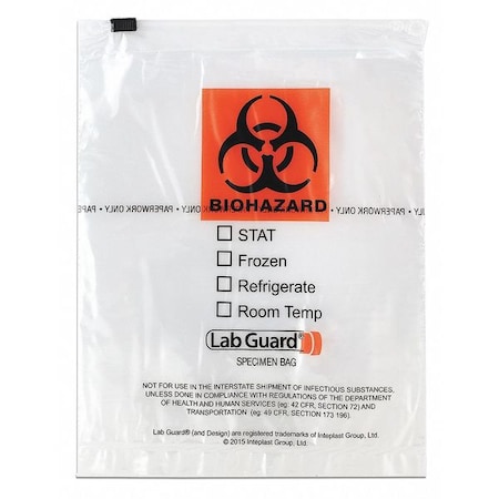 Specimen Transport Bag, 7x9