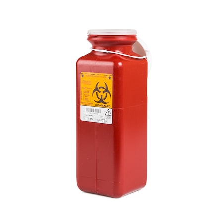 Sharps Container, 1.7 qt., Bottle, Red, PK20 MPN:185