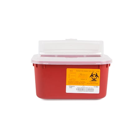 Sharps Container, 1 gal., Red, PK24 MPN:8703