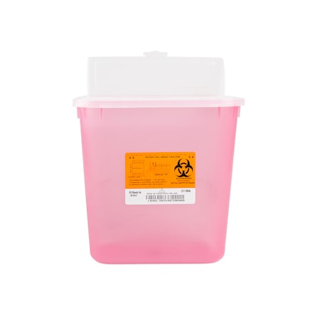 Sharps Cntainer, 2 gal., Trnslcnt Red, PK23 MPN:8704T
