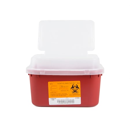 Sharps Container, 1 gal., Red, PK12 MPN:8706