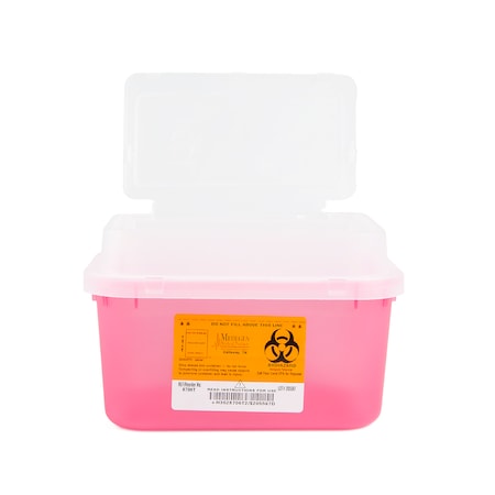Sharps Container, 1 gal., Red, PK12 MPN:8706T