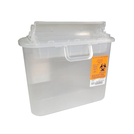 Sharps Container, 5.4 qt., Clear, PK12 MPN:8708C