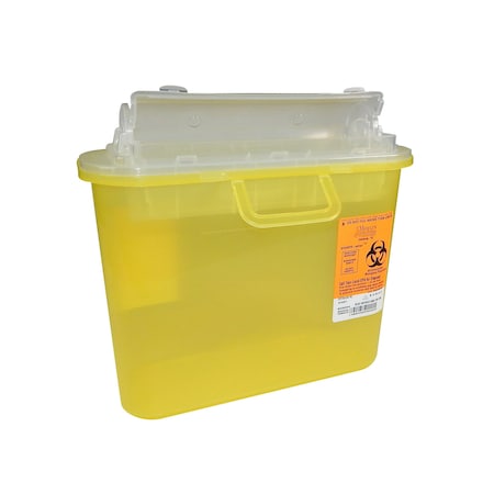 Sharps Container, 5.4 qt., Yellow MPN:8708TY