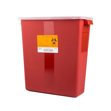 Sharps Container, 3 gal., Red, PK23 MPN:8710