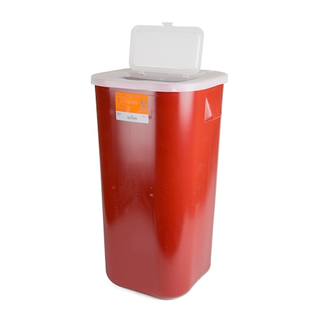 Sharps Container, 16 gal., Red PK6 MPN:8716