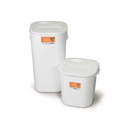 Chemotherapy Container, 16 gal., Wht, PK6 MPN:9752