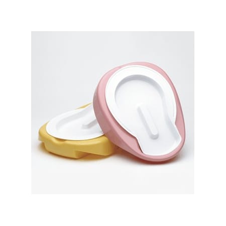 Bedpan w/Cover, Pontoon, Rose, Bagged, PK10 MPN:H122-10