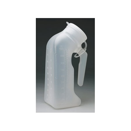 Urinal w/Cover, Translucent, Bagged, PK50 MPN:H141-01