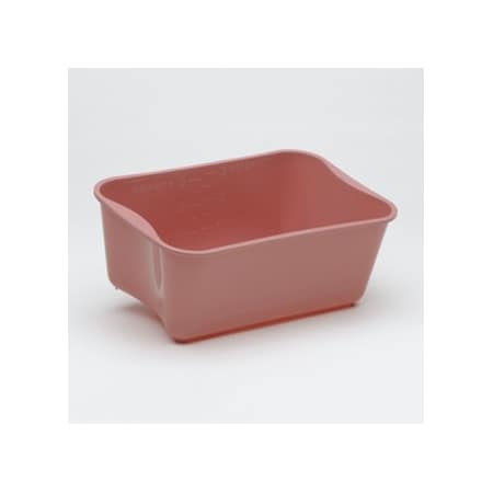 Basin, Wash, Rectangle, 3.5qt., Rose, PK100 MPN:H361-10