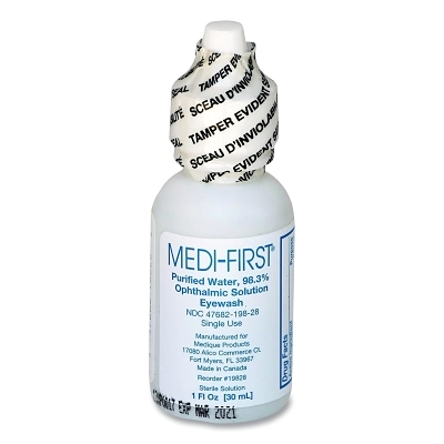 Mf Eye Wash Ster 1OZ 12BOTTLES/Case MPN:19828