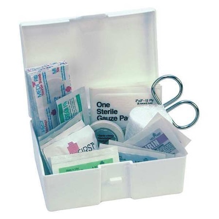 First Aid Kit, Plastic Case, Emergency, 25 Person MPN:729P1