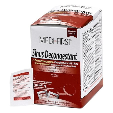 Sinus Decongestant, Tablet, PK250 MPN:80948