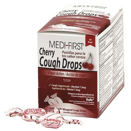 Cough Drops, Lozenge, 7.6mg, PK50 MPN:81550
