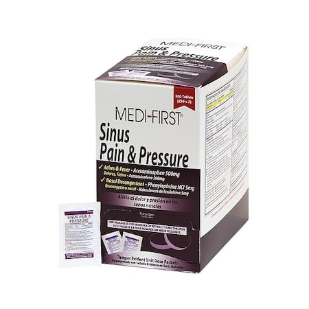 Sinus and Allergy Reliever, Phenylephdrine HCI 5mgmg, 500 Tablets, 250 Doses, PK500 MPN:81913