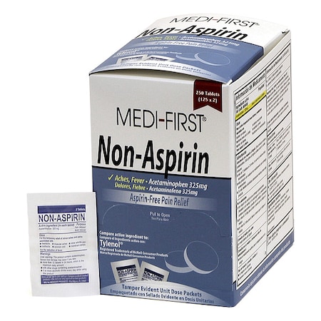 Mf Non-Asp 325MG Tabs 125/Bx MPN:80348