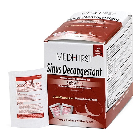 Sinus Decongestant 2 Per Envelope 50 Envelopes MPN:80933