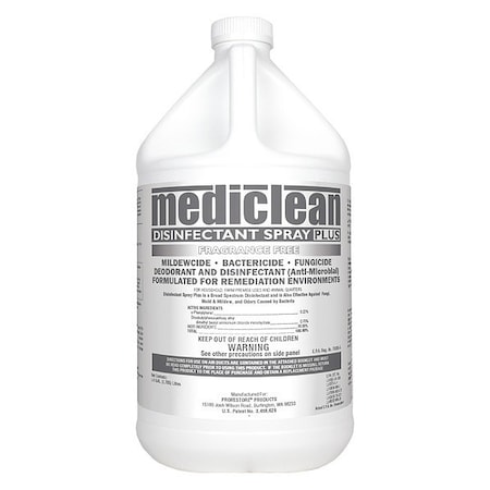 Disinfectant Spray Plus, 1 gal. Jug, Unscented MPN:221522902