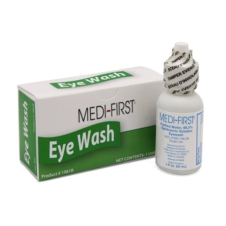 First Aid Eye Wash, Bottle, 1 oz. MPN:1981B