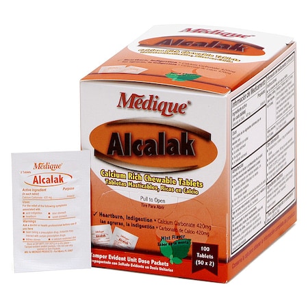 Antacid, Chewable Tablet, 420mg, PK50 MPN:10133