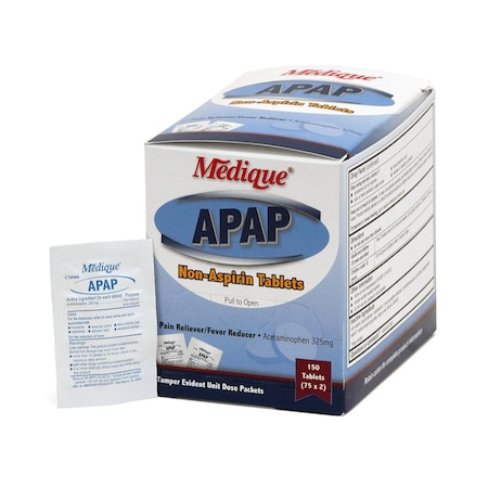 APAP Non-Aspirin Pain Relief, PK150 MPN:14536