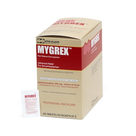 Mygrex Sinus/Allergy Tablet, PK300 MPN:1615509