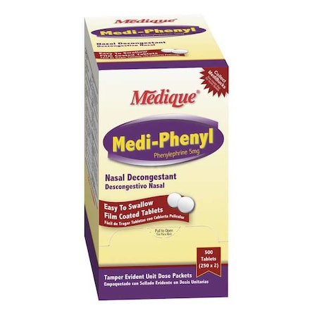 Medi-Phenyl, Tablet, 5mg, PK100 (50 pks of 2) MPN:20533