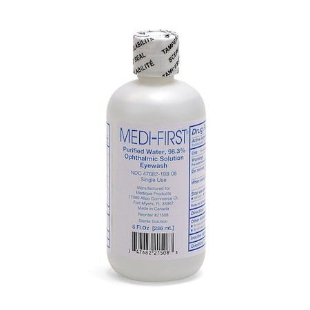 Eye Wash, Bottle, 8 fl. oz. MPN:21508