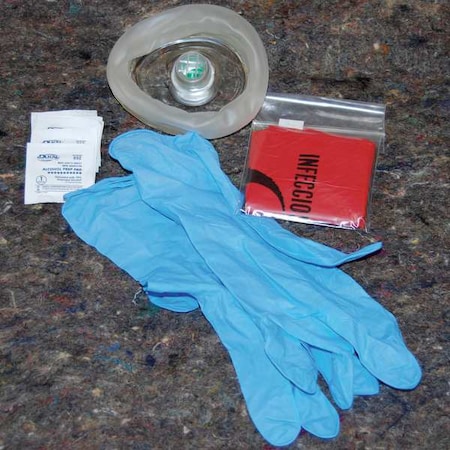 CPR Kit Refill, Corrugated Bag, 14 Components, 1 People Served MPN:22617-1