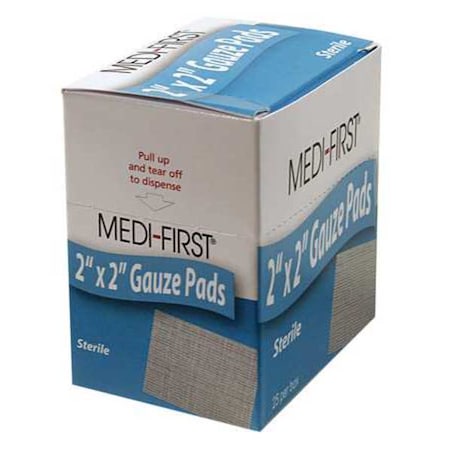 Gauze Pad, Sterile, 12 Ply Cotton, PK25 MPN:60673